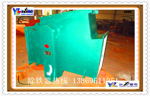 液體管道除鐵器，液體漿料管道式除鐵器_遠(yuǎn)力液體漿料管道式除鐵器12000高斯 可定制工作原理_安裝示意圖 