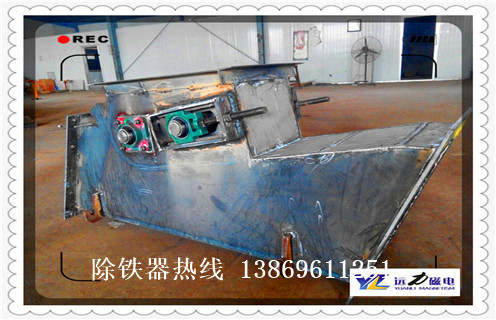 鋰電管道除鐵器，福建鋰電管道除鐵器_遠(yuǎn)力福建鋰電管道除鐵器安裝示意圖型12000高斯_可定制工作原理 